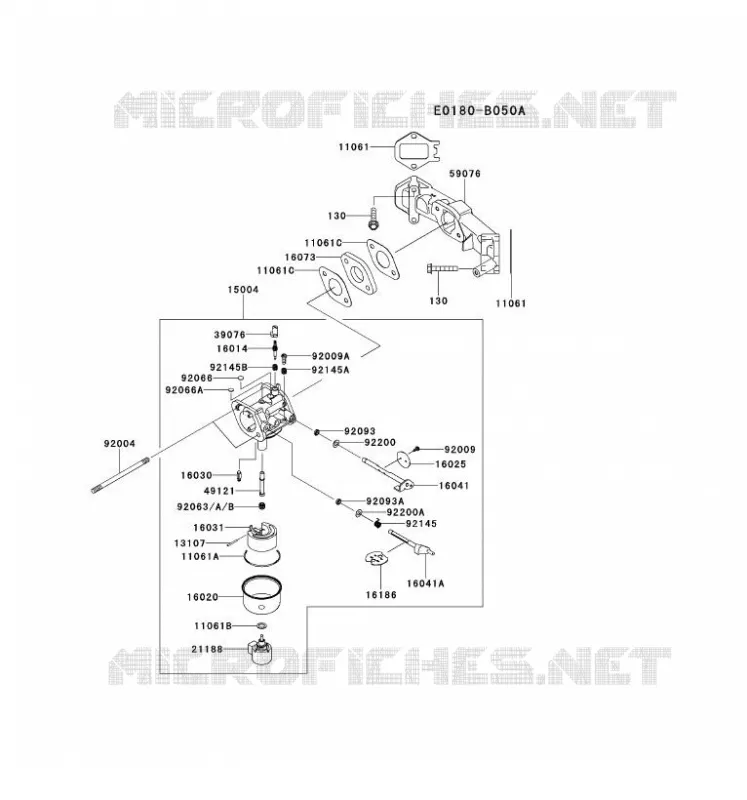 CARBURATEUR Kawasaki Petits Moteurs FS FS600V FS MOTORS  FS600V-CS23