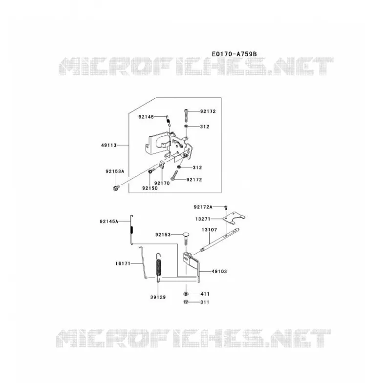 EQUIPEMENT DE CONTROLE Kawasaki Petits Moteurs FS FS600V FS MOTORS  FS600V-CS23