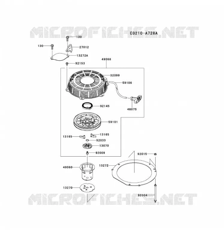 D&Eacute;MARREUR Kawasaki Petits Moteurs FS FS600V FS MOTORS  FS600V-DS14