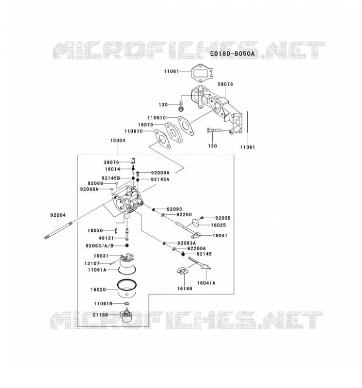 CARBURATEUR Kawasaki Petits Moteurs FS FS600V FS MOTORS  FS600V-ES04