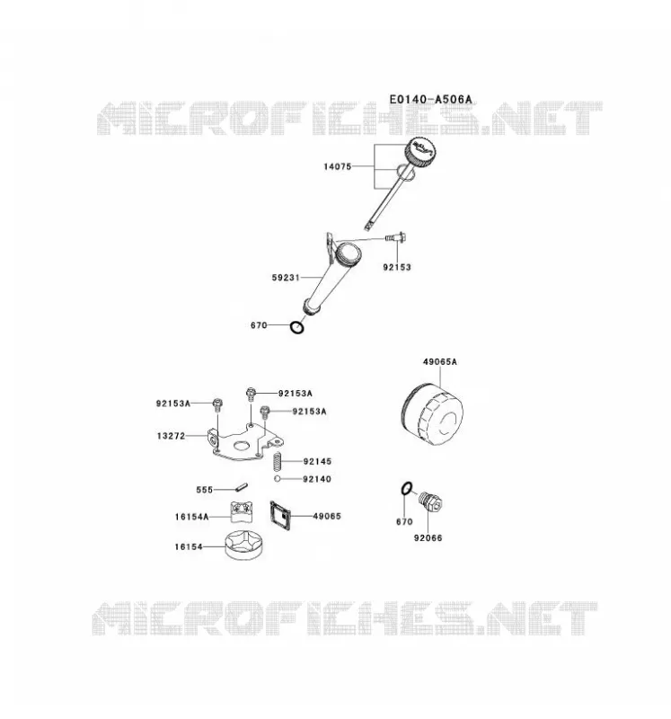 KIT DE GRAISSAGE Kawasaki Petits Moteurs FS FS600V FS MOTORS  FS600V-ES09