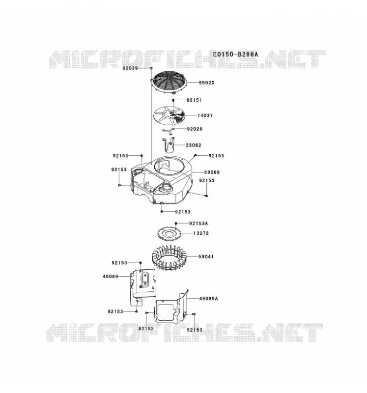 REFROIDISSEMENT Kawasaki Petits Moteurs FS FS651V FS MOTORS  FS651V-FS09