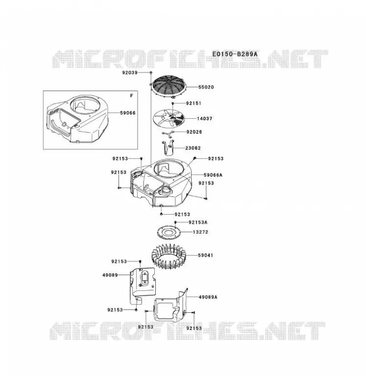 REFROIDISSEMENT Kawasaki Petits Moteurs FS FS651V FS MOTORS  FS651V-GS00