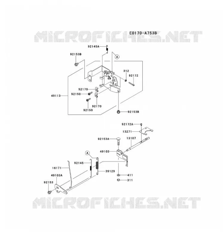 EQUIPEMENT DE CONTROLE Kawasaki Petits Moteurs FS FS691V FS MOTORS  FS691V-BS16