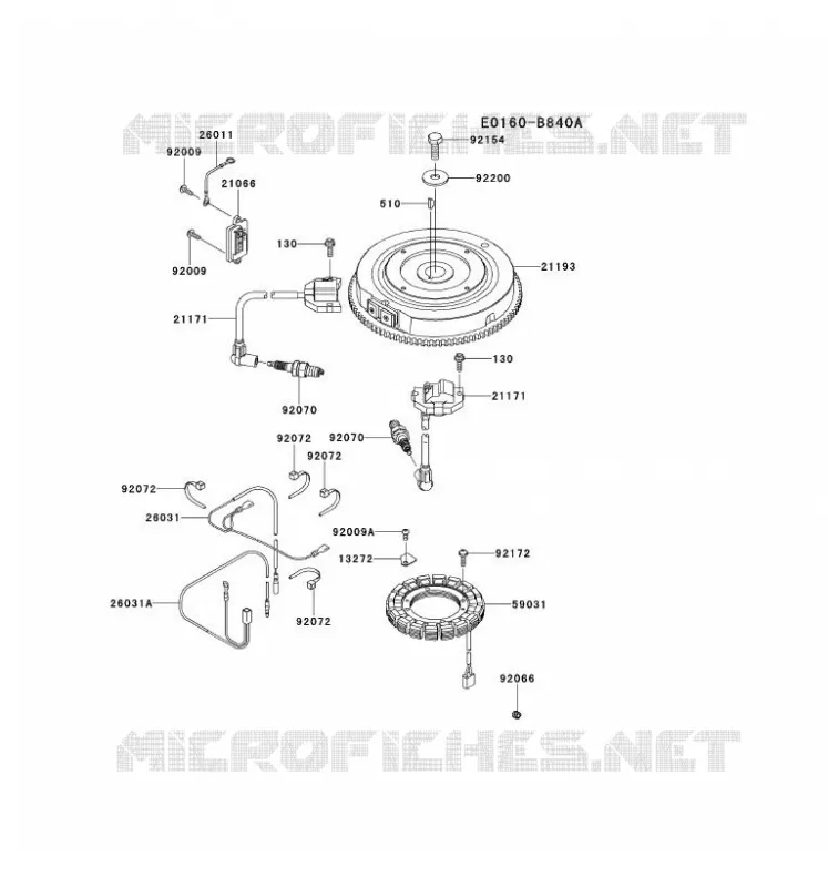&Eacute;QUIPEMENT ELECTRIQUE Kawasaki Petits Moteurs FS FS691V FS MOTORS  FS691V-DS14