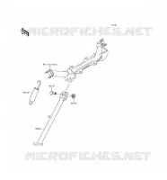 BEQUILLES pour Kawasaki KLX110