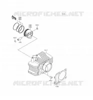 CYLINDRE/PISTON pour Kawasaki KLX110
