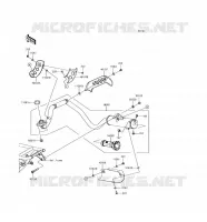 &Eacute;CHAPPEMENT pour Kawasaki KLX110