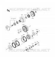 EMBRAYAGE pour Kawasaki KLX110