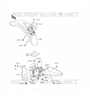 GARDE BOUE pour Kawasaki KLX110
