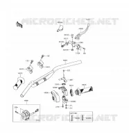 GUIDON pour Kawasaki KLX110