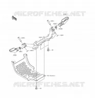 REPOSE PIED pour Kawasaki KLX110
