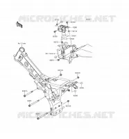 SUPPORT MOTEUR pour Kawasaki KLX110