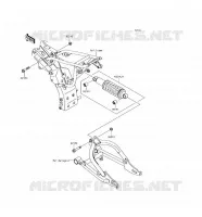 SUSPENSION/AMORTISSEUR pour Kawasaki KLX110