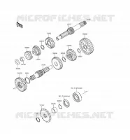 TRANSMISSION pour Kawasaki KLX110