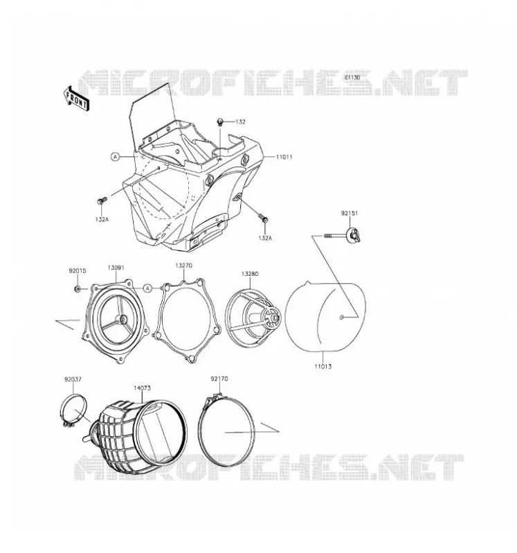 FILTRE A AIR Kawasaki TOUT-TERRAIN 85 2017 KX85  KX85CHF