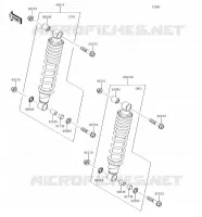 AMORTISSEUR pour Kawasaki BRUTE FORCE 750 4X4I