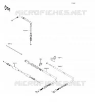 CABLES pour Kawasaki BRUTE FORCE 750 4X4I