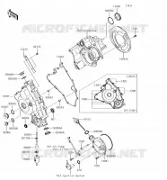 COUVERCLES MOTEUR pour Kawasaki BRUTE FORCE 750 4X4I