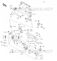 &Eacute;CHAPPEMENT pour Kawasaki BRUTE FORCE 750 4X4I