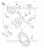 FREIN AVANT pour Kawasaki BRUTE FORCE 750 4X4I