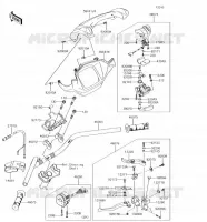 GUIDON pour Kawasaki BRUTE FORCE 750 4X4I