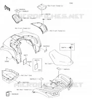 LABEL pour Kawasaki BRUTE FORCE 750 4X4I