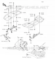 PORTE BAGAGE (S) pour Kawasaki BRUTE FORCE 750 4X4I