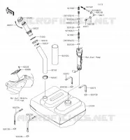 RESERVOIR CARBURANT pour Kawasaki JET SKI ULTRA 310X SE