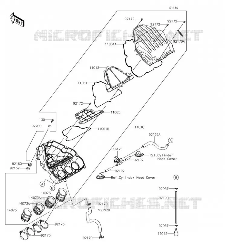 FILTRE A AIR Kawasaki MOTOS 1000 2018 VERSYS 1000  KLZ1000BJF