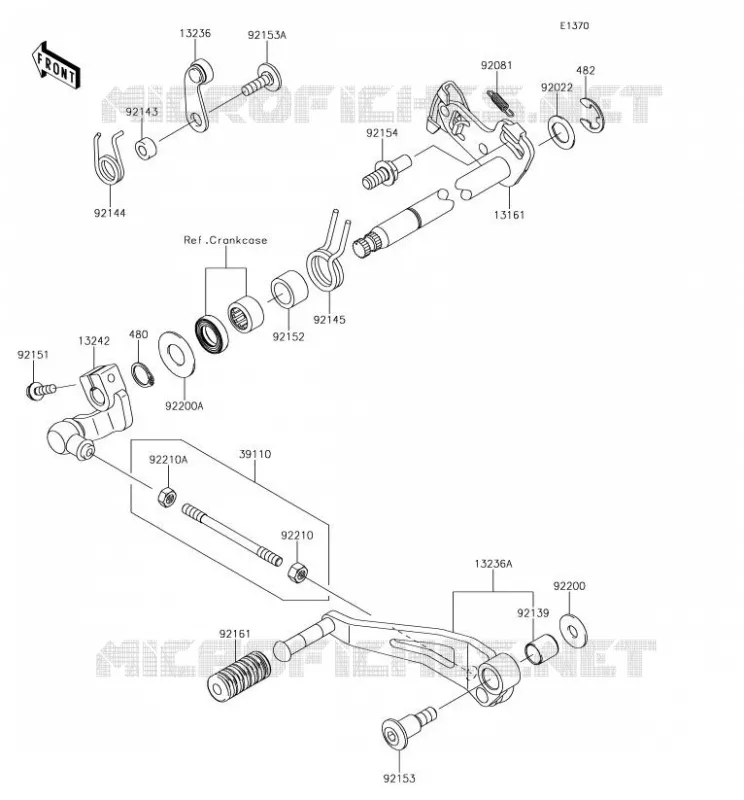 SELECTEUR Kawasaki MOTOS 1000 2018 VERSYS 1000  KLZ1000BJF