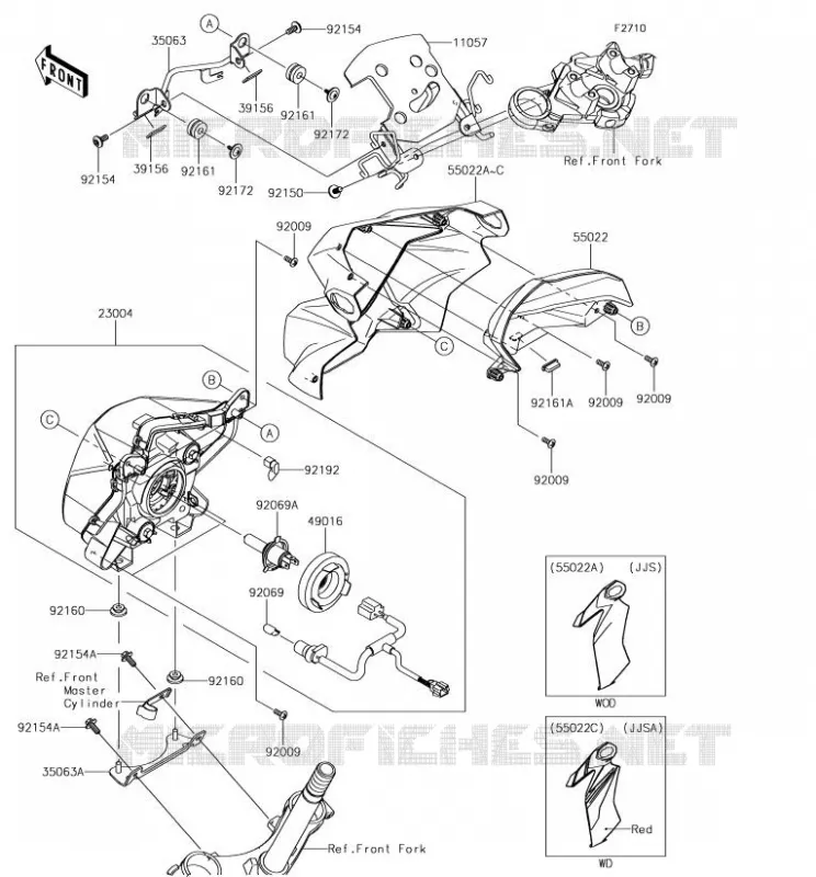 OPTIQUE(S) Kawasaki MOTOS 125 2018 Z125 PRO  BR125JJS