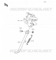 BEQUILLES pour Kawasaki Z125 PRO