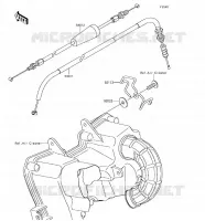 CABLES pour Kawasaki Z125 PRO