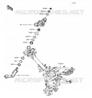 CH&Acirc;SSIS pour Kawasaki Z125 PRO