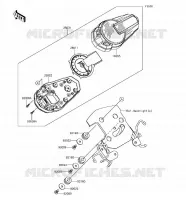 COMPTEURS pour Kawasaki Z125 PRO