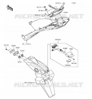 FEUX ARRI&Egrave;RE(S) pour Kawasaki Z125 PRO