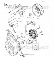 G&Eacute;N&Eacute;RATEUR pour Kawasaki Z125 PRO