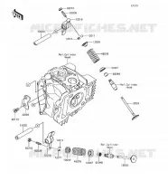 SOUPAPE pour Kawasaki Z125 PRO