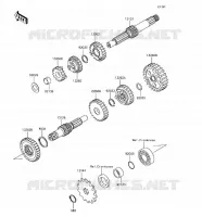 TRANSMISSION pour Kawasaki Z125 PRO
