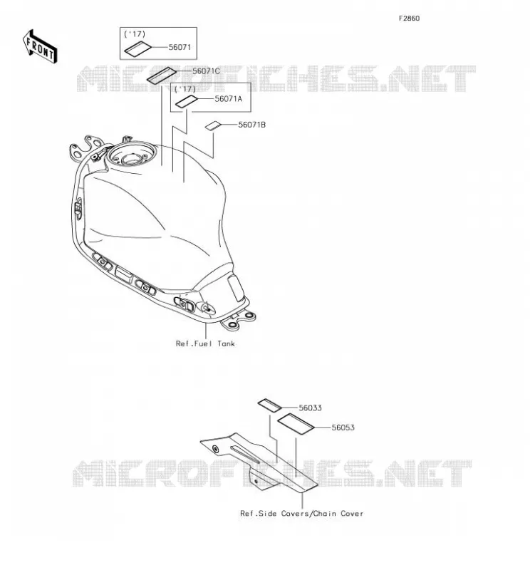 LABEL Kawasaki MOTOS 650 2018 NINJA 650  EX650KJFA