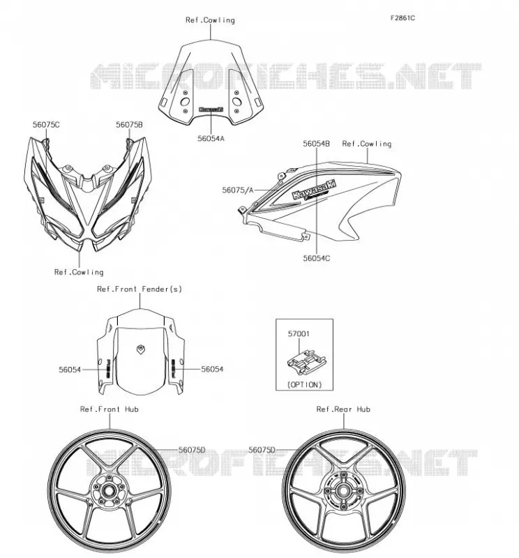 Decals(Black)(FJF) Kawasaki MOTOS 650 2018 VERSYS 650  KLE650FJF
