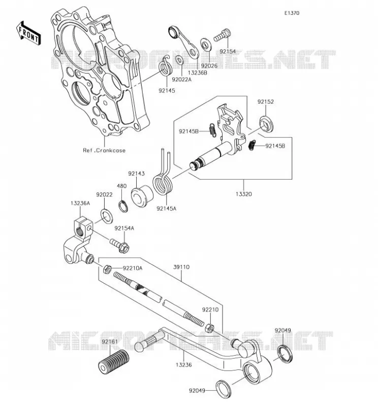 SELECTEUR Kawasaki MOTOS 650 2018 VERSYS 650  KLE650FJF