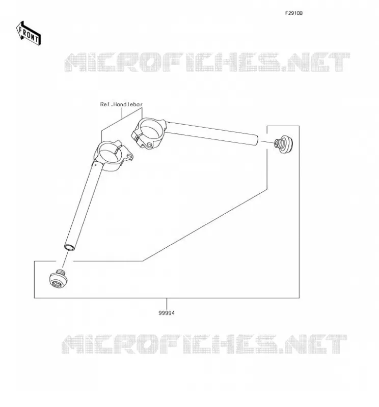 Accessory(Handle Weight) Kawasaki MOTOS 1000 2017 NINJA H2  ZX1000XHF