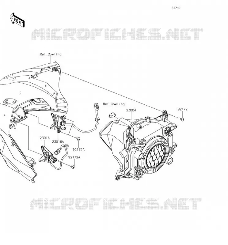 OPTIQUE(S) Kawasaki MOTOS 1000 2017 NINJA H2  ZX1000XHF
