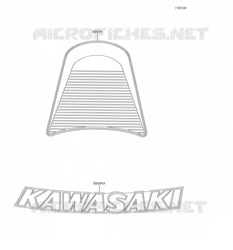 ACCESSOIRE(DECALS) Kawasaki MOTOS 900 2018 Z900RS CAFE  ZR900EJF