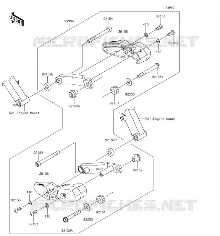 ACCESSOIRE(SHROUD SLIDER) Kawasaki MOTOS 1000 2018 Z1000R  ZR1000JJF