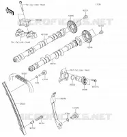 ARBRE A CAME/TENDEUR pour Kawasaki Z900