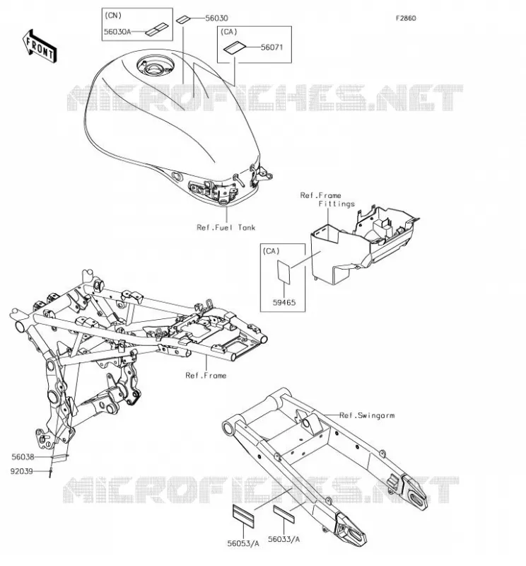 LABEL Kawasaki MOTOS 900 2018 Z900RS  ZR900CJFA