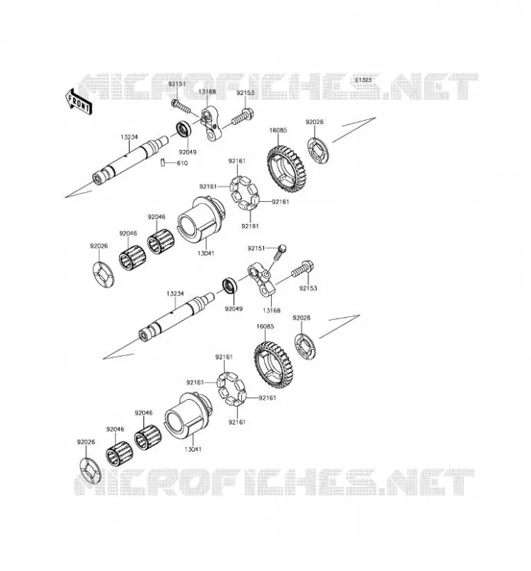 BALANCIER Kawasaki MOTOS 1400 2018 ZZR1400 ABS  ZX1400JJF